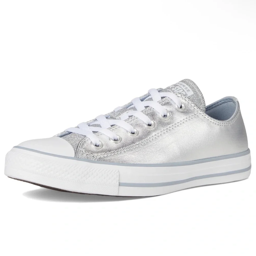 Converse Women's Chuck Taylor All Star Ox Sparkle Sneakers NWOT - Picture 4 of 8
